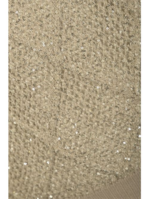 Gilet a rombi in misto lana con paillettes D. Exterior | 616308MAST